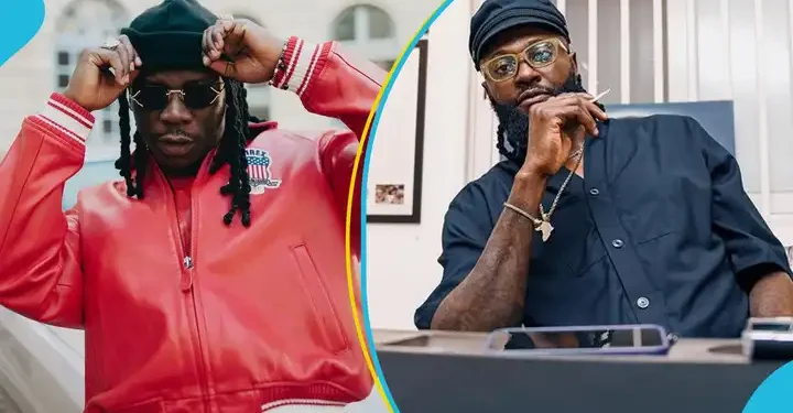 Stonebwoy and Emmanuel Adebayor