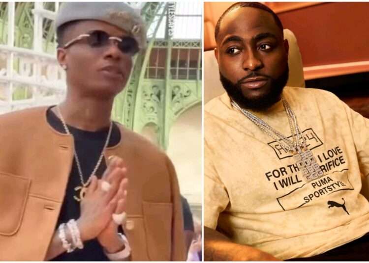 Wizkid Reignites Beef With Davido, Calls Him Talentless 1 Wizkid and Davido