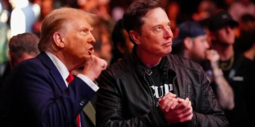 President-elect Donald Trump, left, and Elon Musk.