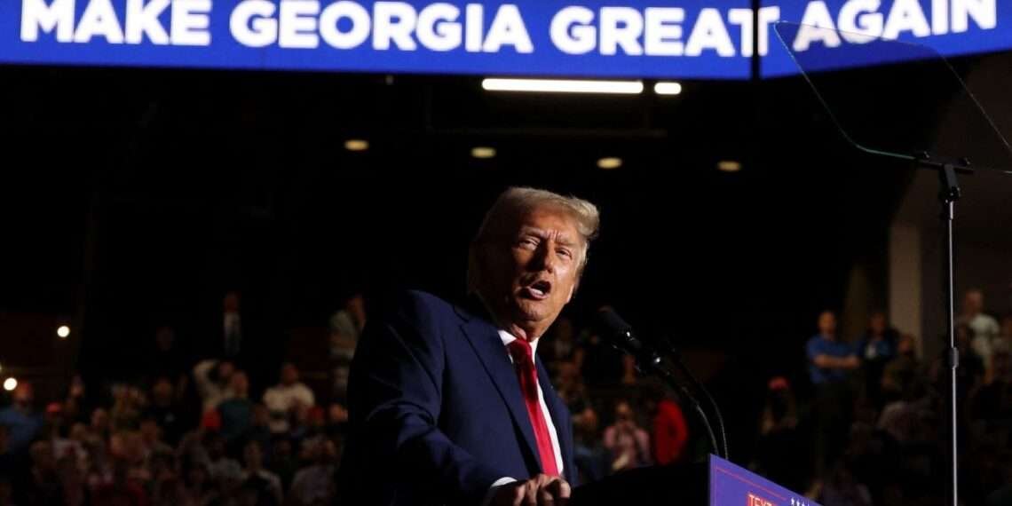 Former U.S President, Donald Trump.