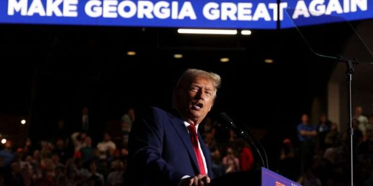 Result Projections: Trump Wins Georgia 1 Former U.S President, Donald Trump.