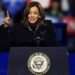 Vice President Kamala Harris speaks during a campaign rally in Philadelphia, Pennsylvania.