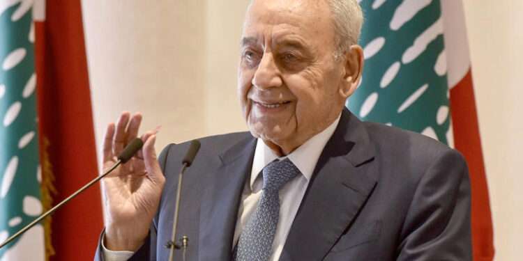 Lebanon’s Speaker of Parliament, Nabih Berri.