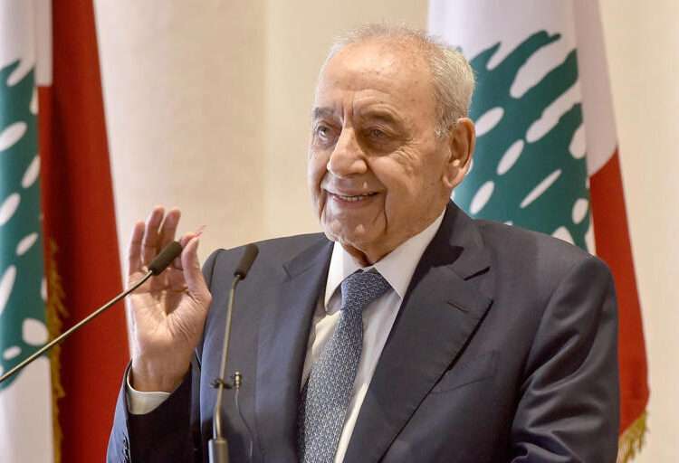 Lebanon’s Speaker of Parliament, Nabih Berri.