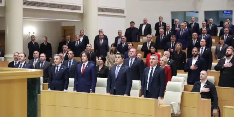 Georgian lawmakers.