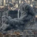 Israeli Cabinet Discusses Hezbollah Ceasefire 13 Smoke rises from the site of Israeli air strikes targeting Beirut's southern suburbs.