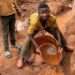 Children work at a mine in South Kivu in the Democratic Republic of the Congo.