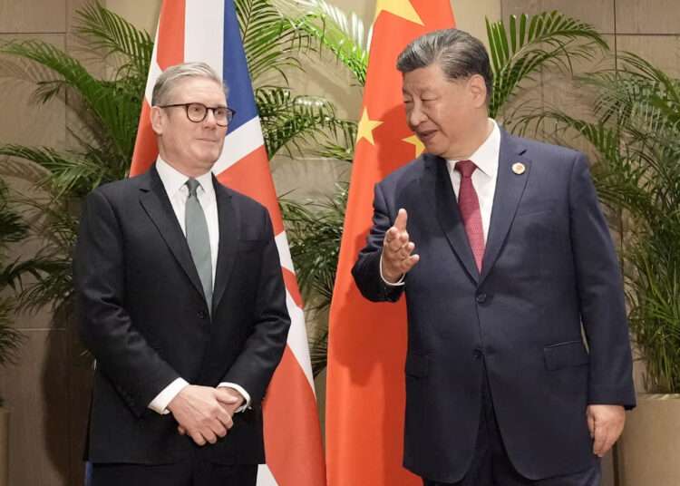 Starmer Confronts Xi on Human Rights at G20 1 Keir Starmer and China's president, Xi Jinping