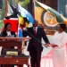 Kithure Kindiki took his oath as Kenya's new deputy president at the Kenyatta International Convention Centre in the capital, Nairobi