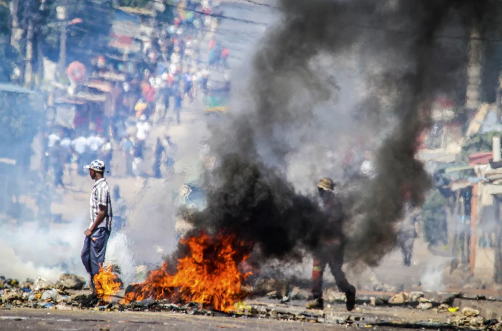 Mozambicans protests