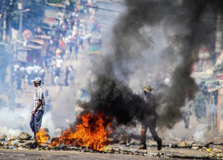 Mozambicans protests election outcome
