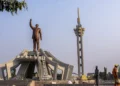 The mausoleum of Congo's independence leader, Patrice Lumumba