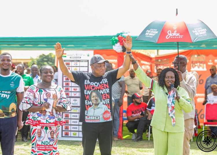 Ablakwa Launches Youth Empowerment Program to Drive Youth Development 1 Professor Jane Naana Opoku-Agyemang and Hon. Samuel Okudzeto Ablakwa at the Launch of the North Tongu Youth Empowerment Program
