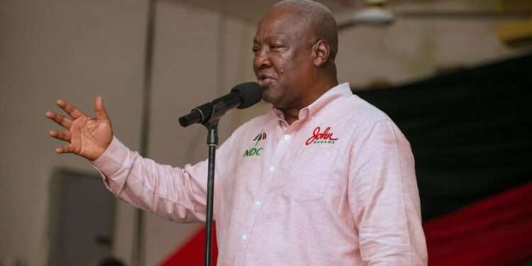 Mahama Claims NPP Braces for Potential Election Defeat 1 President John Dramani Mahama, flagbearer of the National Democratic Congress (NDC)