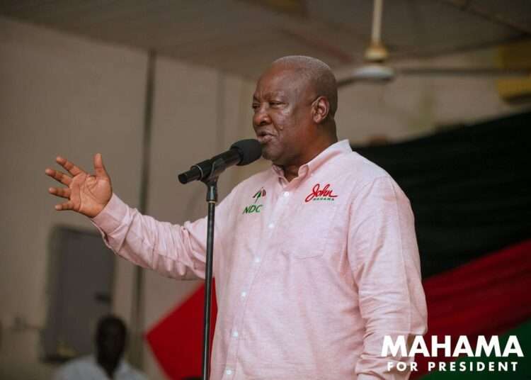 Mahama Claims NPP Braces for Potential Election Defeat 1 President John Dramani Mahama, flagbearer of the National Democratic Congress (NDC)