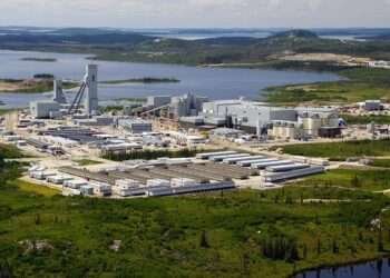 Éléonore gold mining operation in Northern Quebec, Canada