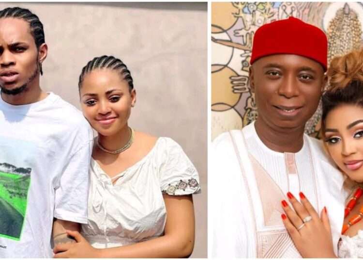 Regina Daniels’ Brother Throws Shades At Her in Video 1 Regina Daniels with her brother, Sammy West, and Ned Nwoko