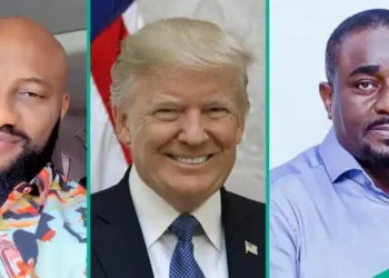 Nigerian Actors Hail Donald Trump Following US Presidential Victory 2 Yul Edochie, Donald Trump, and Emeka Ike