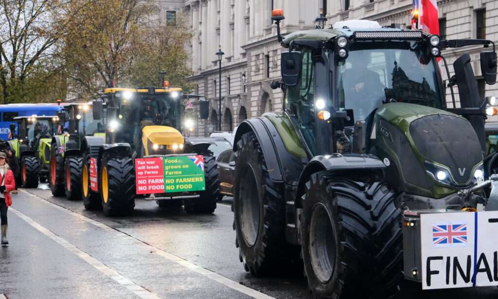 farmers protest in london