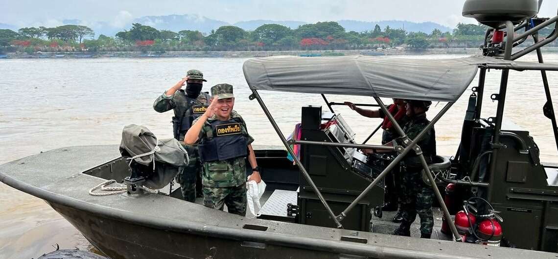 The Thai navy has been operating joint patrols in the Mekong region with counterparts from China, Lao People's Democratic Republic and Viet Nam.