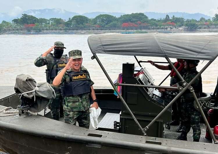UN Calls for Global Unity Against Transnational Crime 1 The Thai navy has been operating joint patrols in the Mekong region with counterparts from China, Lao People's Democratic Republic and Viet Nam.