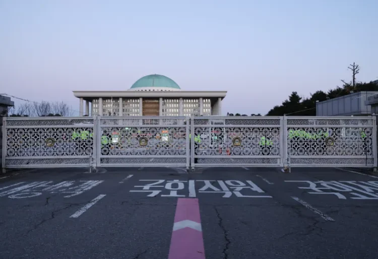 Countries Issue Travel Advisories For South Korea 1 South Korea’s National Assembly after Yoon announced his intention to lift the emergency martial law.