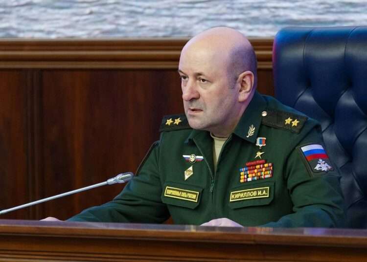 Senior Russian General Killed In Moscow Bomb Blast 1 Chief of Russia’s Radiation, Chemical and Biological Protection Troops Lieutenant General, Igor Kirillov.