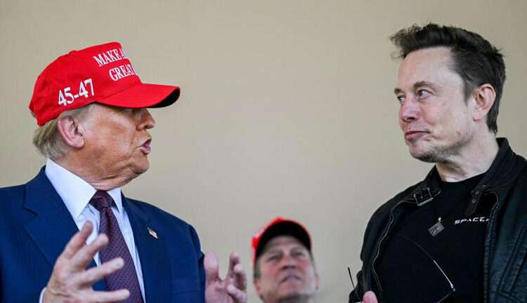 US President-elect, Donald Trump and Elon Musk.