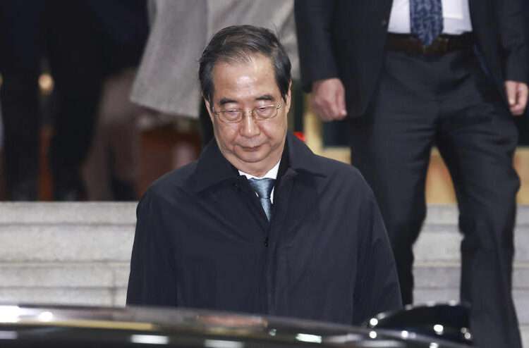 South Korea’s Acting President Impeached 1 South Korea's acting President, Han Duck-soo.