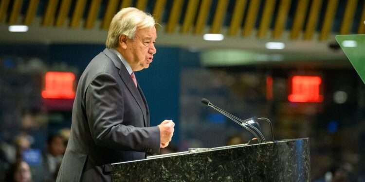 UN Chief Urges Global Community To Make 2025 A New Beginning 1 UN Secretary-General António Guterres