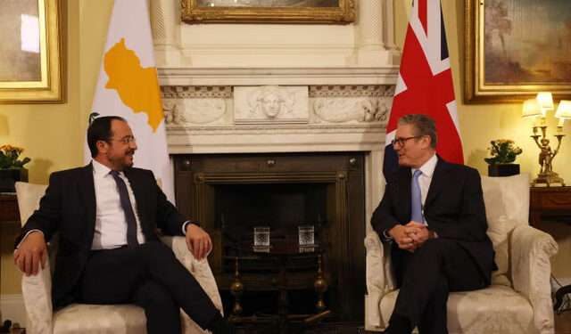 Keir Starmer Faces Criticism Over Cyprus Diplomatic Snub 1 President of Cyprus Nikos Christodoulides first met Sir Keir Starmer in Downing Street in October