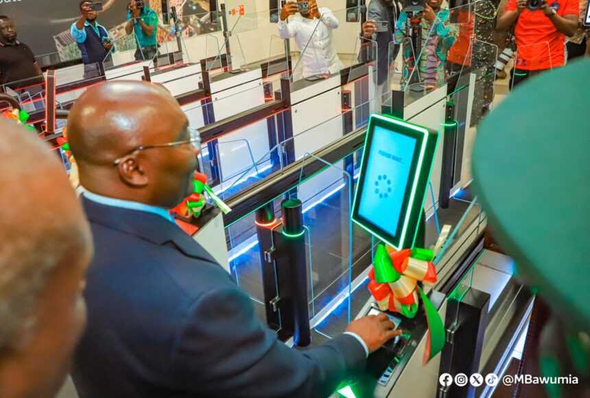 Dr. Mahamudu Bawumia E gate Commissioning