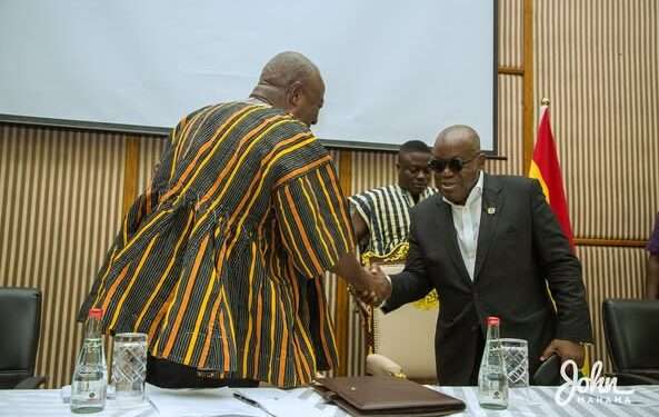 Fiscal Traps Loom for Ghana’s Incoming Government 1 President John Dramani Mahama and former President Akufo-Addo