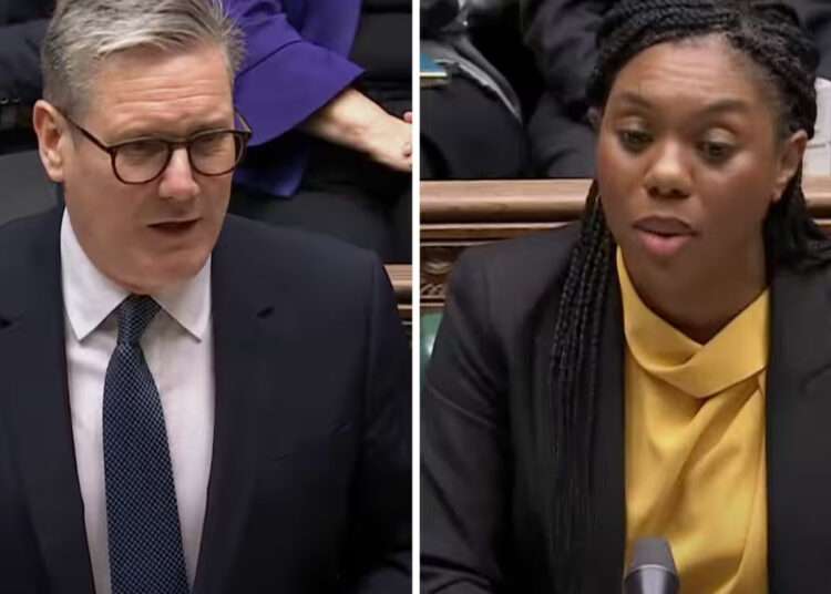 Starmer and Badenoch Clash Over New Inquiry into Abuse Gangs 1 Keir Starmer and Kemi Badenoch