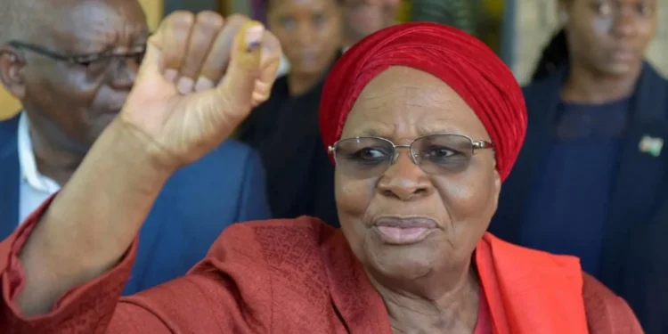 Netumbo Nandi-Ndaitwah has won the election
