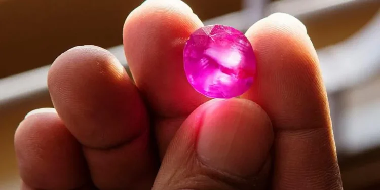 The rubies were reportedly exported over a period of 10 years