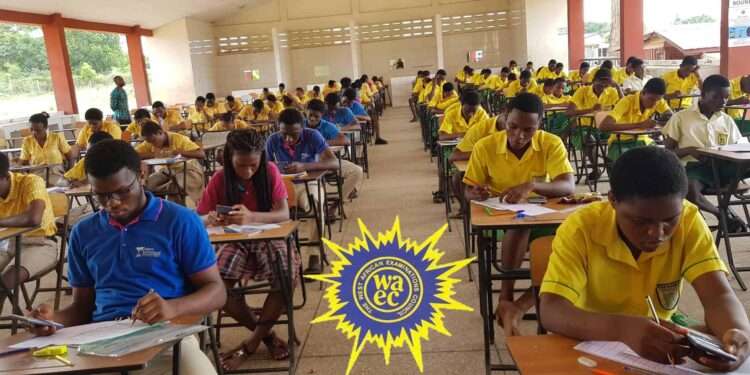 SHS Student sitting for WASSCE