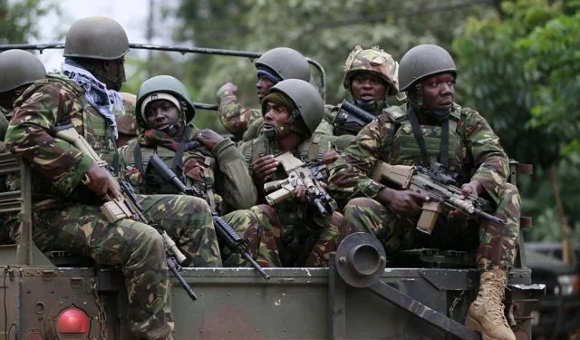 Some members of the Ghana Armed Forces (GAF)