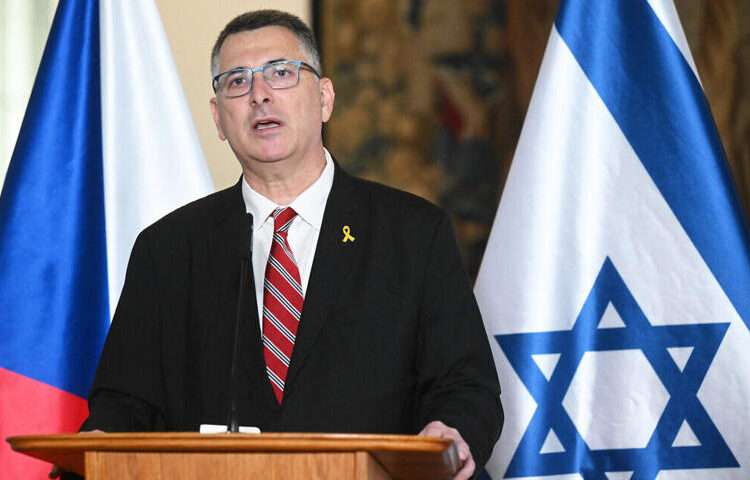 Israeli Foreign Minister, Gideon Sa’ar.