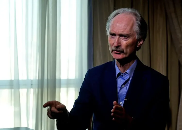 UN Envoy for Syria, Geir Pedersen.