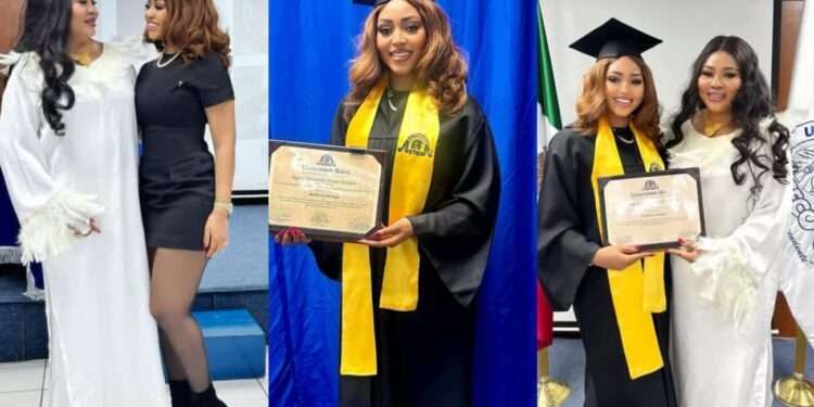 Regina Daniels Shares More Photos From Graduation Ceremony 1 Rita Daniels and her daughter, Regina Daniels