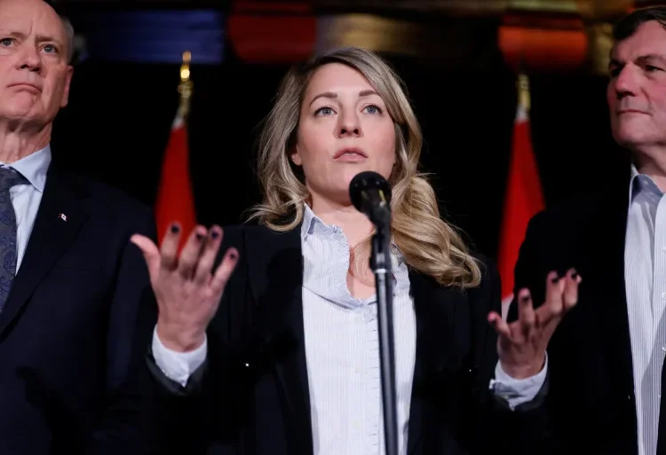 Canada's Foreign Minister, Melanie Joly.
