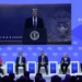 US President, Donald Trump addresses World Economic Forum remotely.