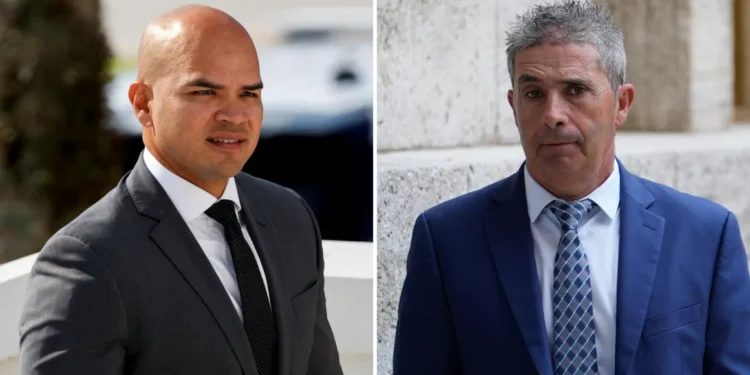 Walt Nauta, left, and Carlos De Oliveira.