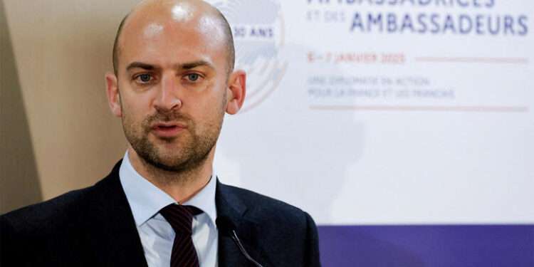 France's Minister for Europe and Foreign Affairs, Jean-Noel Barrot as Putin’s Failure To Attend Istanbul Talks Decried