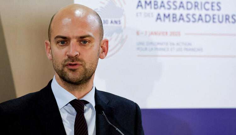 EU To Lift Some Sanctions On Syria 1 France's Minister for Europe and Foreign Affairs, Jean-Noel Barrot as Putin’s Failure To Attend Istanbul Talks Decried