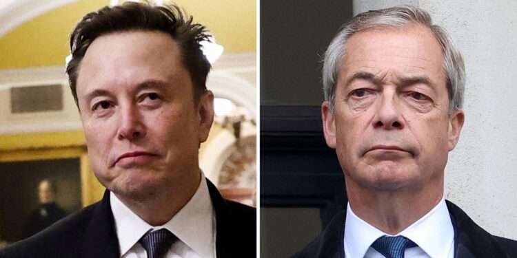 Elon Musk Calls Farage “Weak Sauce” In Clash