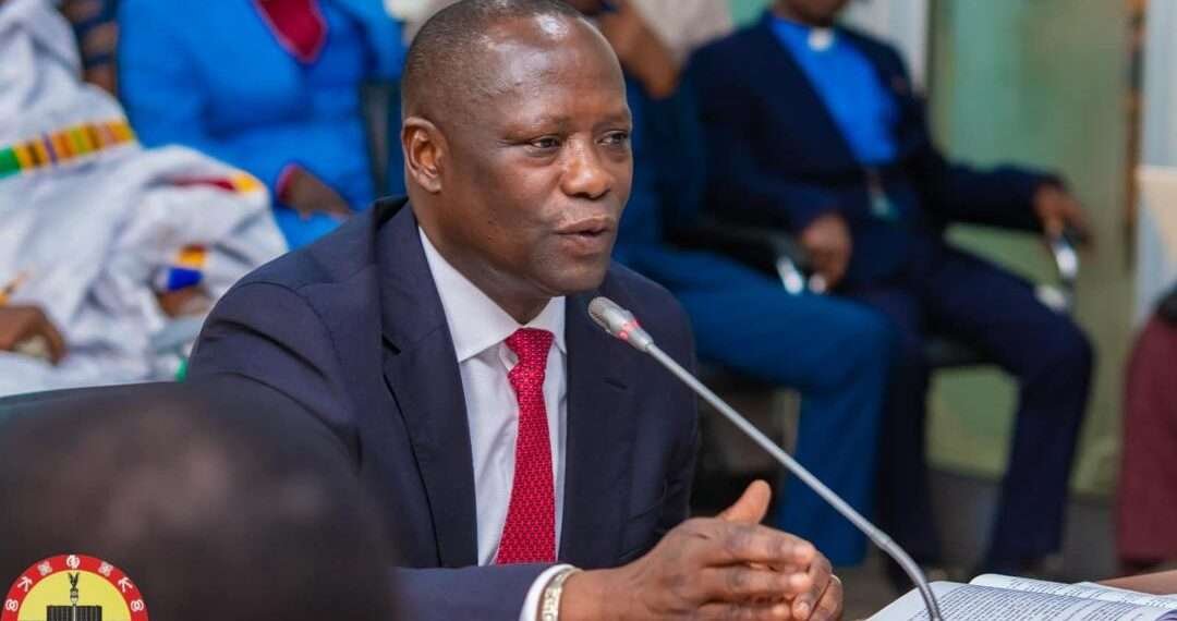 Minister for Lands and Natural Resources, Hon. Emmanuel Armah-Kofi Buah