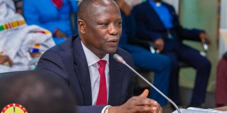 Minister for Lands and Natural Resources, Hon. Emmanuel Armah-Kofi Buah