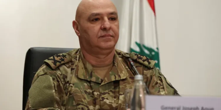 Lebanon's army chief General, Joseph Aoun.